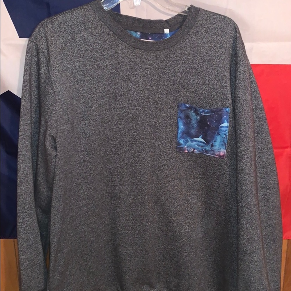 On The Byas crewneck pocket long sleeve
